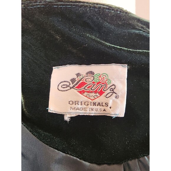 LANZ Green VELVET Blazer Jacket Bodice - Cropped - LARP Victorian Edwardian Xs - Picture 2 of 8